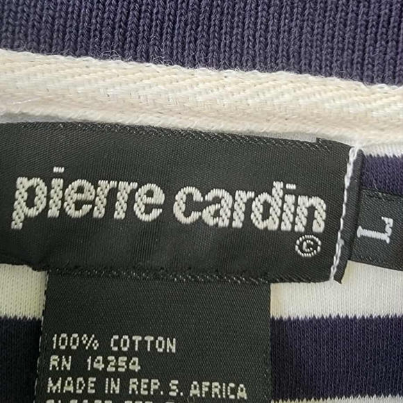 Pierre Cardin Women's Striped Polo Shirt - Blue and White - Picture 2 of 8